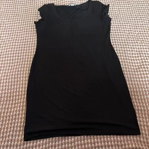 Size L Black Women’s T-shirt Dress - Picture 1 of 1