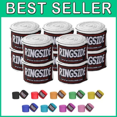 Boxing Hand Wraps Pack - 5 Pairs, Cotton Blend - Image 1 of 4