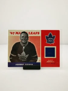 2007 Johnny Bower Upper Deck Maple Leafs Centennial Player Jersey Swatch #J-JB - Picture 1 of 7