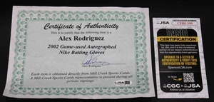 Alex Rodriguez Signed Certificate Of Authenticity Autograph JSA COA D13607 - Picture 1 of 3