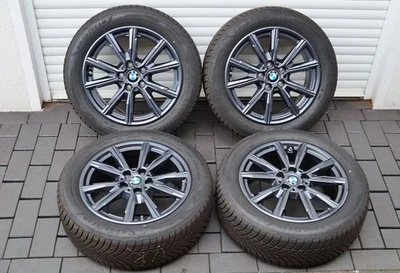 Original BMW 2er F74 1er F70 Alufelgen Winterreifen 6-7mm DOT24 Kompletträder - Bild 1 von 4