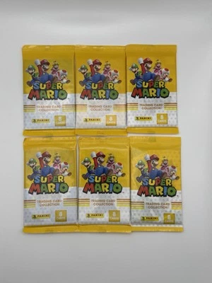 Panini SUPER MARIO Trading Cards 6 Factory Sealed 8 Card Packs -Free Shipping - Image 1 of 2