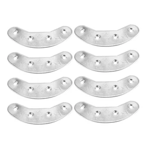  4 Paar Eisen Fersenplatten Sohlen Reparatur Set - 48 mm Eisensohlenschoner Pads - - Bild 1 von 12
