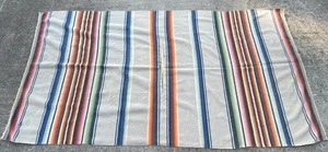 1930-1940s Mexican Saltillo Serape Weaving Mexico 45" x 83"  Wonderful NR - Picture 1 of 11