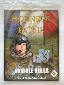 Lock 'n Load: Honneur et Patrie Module Rules New Free USA Shipping - Picture 1 of 2