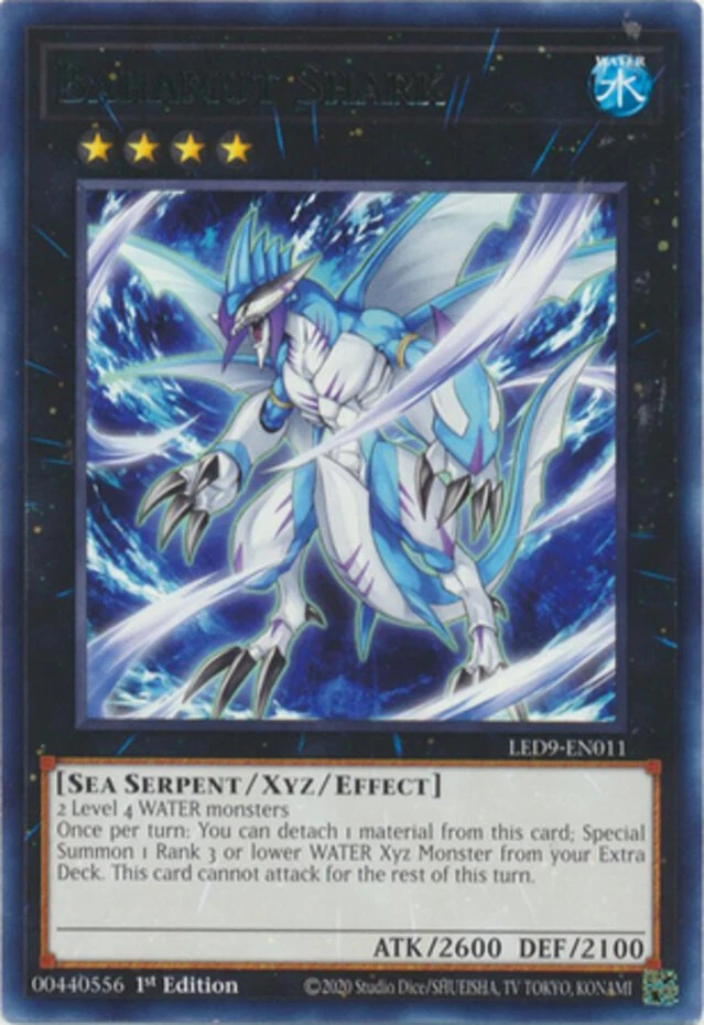 Bahamut Shark - LED9-EN011 - Rare - 1st Edition - Lightly Played - Image 1 of 1