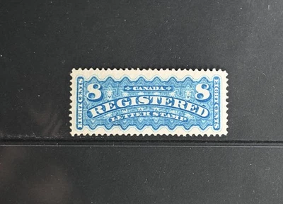 Canada Scott # F3 XF MNG 8c Registered Letter Stamp BOB Cat $625 - Image 1 of 2
