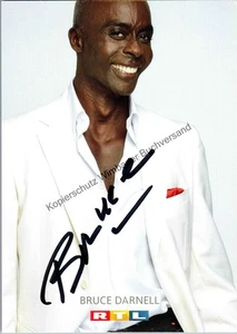 Original Autogramm Bruce Darnell  /// Autogramm Autograph signiert signed signee - Picture 1 of 2