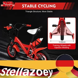 Bicicletta per bambini 12 pollici universale ragazzo ragazza stile BMX bicicletta kids bike - Foto 1 di 13