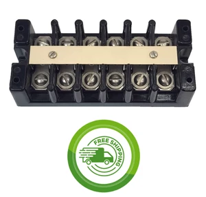 Marathon 1506DJ - 6 Pole 12 Position Double Row Terminal Block - 600V AC/DC - Picture 1 of 3