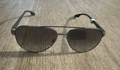 全新带标签 Prada Linea Rossa 灰色渐变飞行员太阳镜 PS 54TS 5AV3M1 58/14 145 2N — 第 1/2 张图片