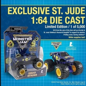 Monster Jam Emoji Strong St,Jude Truck Only 5000 Made - 50% of Sale to St Judes- - Picture 1 of 5