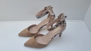 Damen Schuhe Pumps Spitz geschlossene Riemensandale Schlangenoptik Gr. 40 - Bild 1 von 2