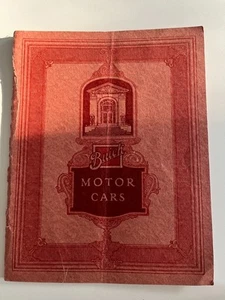 BUICK Modelo 23 Six 41 44 45 47 48 49 50 54 55 Cuatro 34 35 36 37 38 Folleto 1922 - Imagen 1 de 8