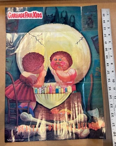 1986 Topps Garbage Pail Kids Poster 13 of 18 Beauty is Only Skin Deep - Picture 1 of 2