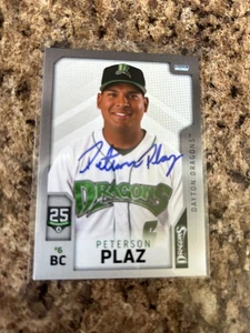 Peterson Plaz signiert 2025 Dayton Dragons Cincinnati Reds Team Set Autogramm # 34 - Bild 1 von 1