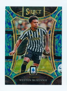 2023-24 Weston McKennie Panini Select Serie A Peacock Juventus Soccer Card SSP - Picture 1 of 3