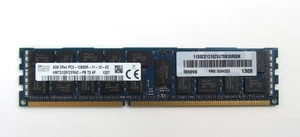 Lenovo 03X4325 8Gb 1RX4 PC3-12800R 1066MZ DDR3 DIMM zj - Picture 1 of 2
