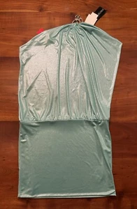 Vestido Betsy & Adam Mujer Azul Hielo Brillo Un Hombro Talla 10 - NUEVO - Imagen 1 de 8