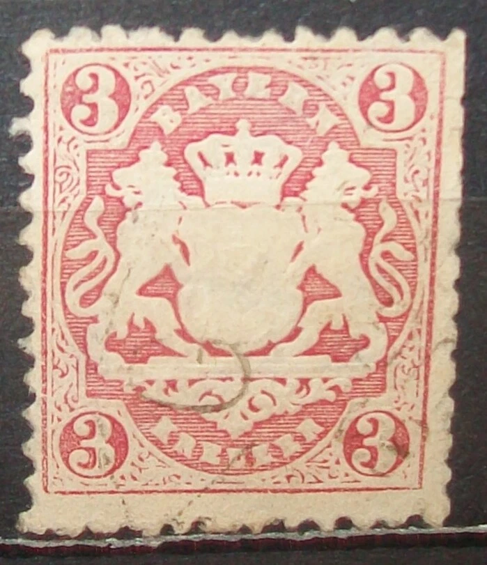 N°422K STAMP DEUTSCHES REICH BAYERN CANCELED Aus - Image 1 of 1