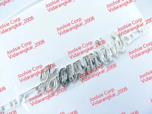 BRACCIALE PERSONALIZZATO ARGENTO FIGARO TARGHETTA NOME UNISEX * QUALSIASI NOME/TAGLIA  - Foto 1 di 1