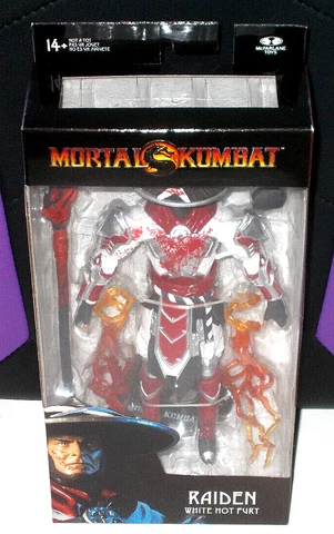 McFarlane Toys Mortal Kombat White Hot Fury Raiden 7 in Action Figure new Cover