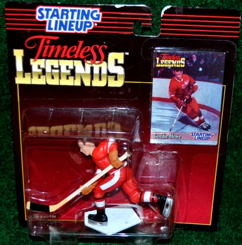 New Detroit Red Wings Gordie Howe 1995 Timeless Legends Starting Lineup Figure Cover
