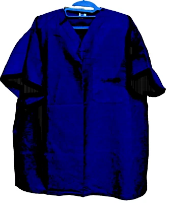 Blusa Médica XL de MEDLINE ANGEL STAT, Azul Marino, 1 Frontal Exterior y 1 Bolsillo Interior Foto 1 de 4