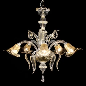 Ca' Fenice cristal or lustre 6 lumières - Bild 1 von 1