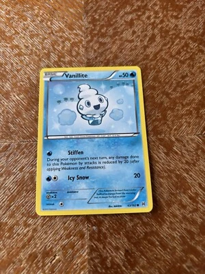 Pokémon TCG Vanillite Breakthrough 43/162 Regular Common - Image 1 of 2