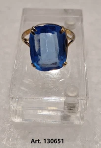 Anello donna in oro antico 9 kt originale anni '40 - Imagen 1 de 11