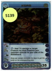 (5139) KORG 65/40/80/20/35 Rare Foil Chaotic Card - Unused Code - Imagen 1 de 1