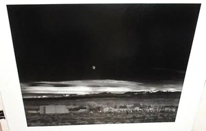 ANSEL ADAMS "MOONRISE HERNANDEZ NEW MEXICO" LARGE BLACK AND WHITE POSTER - Picture 1 of 4