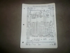 1961 -1969 American Motors Wiring Diagrams National Auto Service Pages - Vintage - Picture 1 of 7