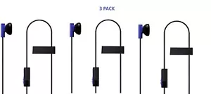 3 x Offizielle Sony Playstation 4 PS4 Mono Chat Kopfhörer Ohrhörer mit Mikrofon Headset - Bild 1 von 7
