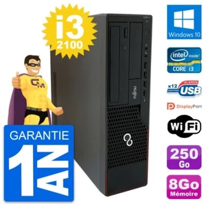 PC Fujitsu Esprimo E910 Dt Intel i3-2100 RAM 8Go Scheibe 250Go Windows 10 Wifi - Bild 1 von 6