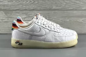 Nike Air Force 1 Low Be True Pride uomo bianche multicolore taglia 10 CV0258-100 - Foto 1 di 14