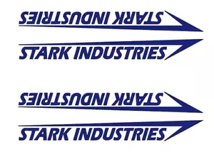 STARK INDUSTRIES Hobby DIE-CUT Decal Sticker ( 2 L/R Sets ) RC Truck NEW - Picture 1 of 12