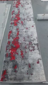 RED / GREY 2'-6" x 10'-0" Back Stain Rug, Reduced Price 1172772467 ADR134Q-210 - Picture 1 of 4