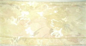 Wallpaper Border Satin Moire Beige Cream Pink Tan Grey Wall Eh99774 Glistening - Picture 1 of 2