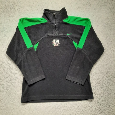 Nike Fighting Sioux North Dakota UND Jacket Pullover Youth Small Black Boys Kids Cover