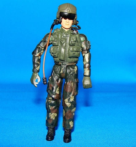 1:18 BBI Elite Force U.S Army Apache AH-64 Helicopter Pilot Figure 4" Cover