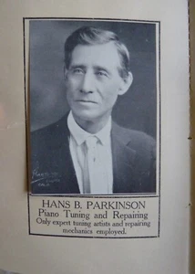 tHE PIANO ITS CARE HANS B. PARKINSON 1922 ANTIQUE BOOK MUSIC INSTRUMENT neocurio - Picture 1 of 10