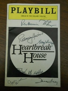 Playbill "HEARTBREAK HOUSE" AUTOGRAPHED- Rex Harrison, Amy Irving, plus 5 stars - Picture 1 of 1