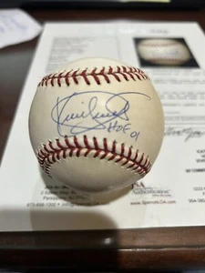 KIRBY PUCKETT signed/auto Rawlings Official AMERICAN LEAGUE Baseball HOF 01--JSA - Picture 1 of 12