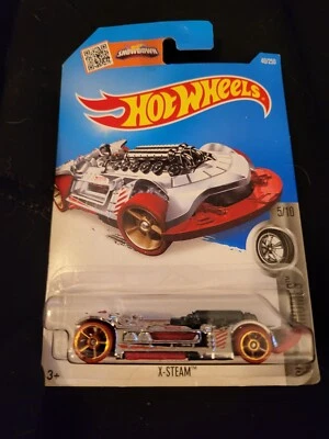 2016 Hot Wheels #40 Super Chromes 6/10 X-STEAM Red New Near Mint Worldwide - Image 1 of 2