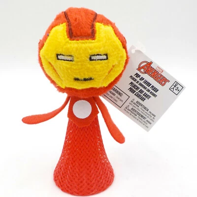 Marvel Avengers Pop Up Plush Iron Man 3.5" Figure - Image 1 of 4