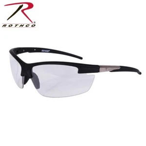 Rothco AR-7 Sport Glasses - Black/Clear - Picture 1 of 1