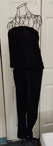 Anama Night Women’s Black Strapless Casual Summer Dressy Jumpsuit Size Medium - Picture 1 of 6