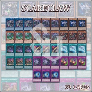 SCARECLAW DECK 39 | Sclash Acro Alternative Arrival Straddle Twinsaw YuGiOh - Picture 1 of 2